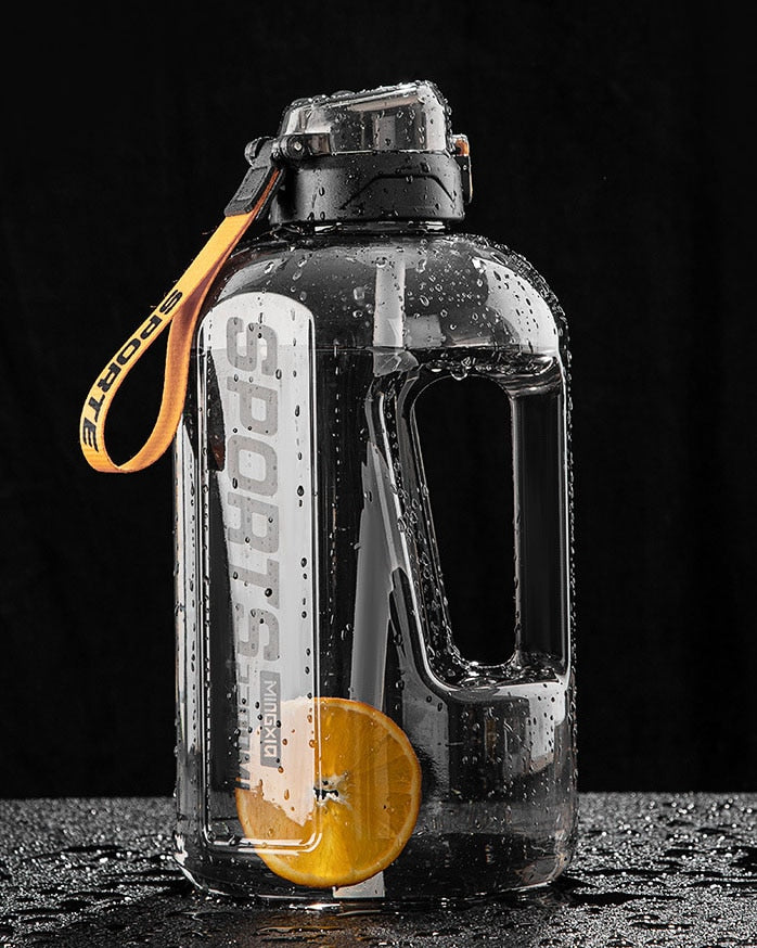 KANGZHIYUAN 1000ml Large Sports Bottle Gym Fitness PC Water Bottle