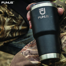 Load image into Gallery viewer, FUNUS 30 oz Wine Tumbler With MagSlider Lid Stainless Steel Vacuum Insulated For Outdoor Camping activities Wine Beer Coffee Tea and Your Favorite Drinks and more