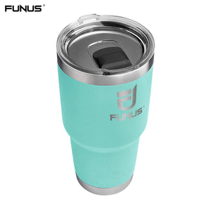 FUNUS 30 oz Wine Tumbler With MagSlider Lid Stainless Steel Vacuum Insulated For Outdoor Camping activities Wine Beer Coffee Tea and Your Favorite Drinks and more