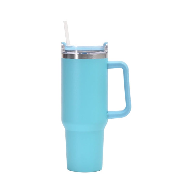 Fishing Tumbler 40 oz Tumbler with Handle and Straw Lid Leak Proof