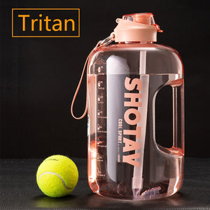 2000ml Tritan Sport Bottle Kettle Large GYM Bottle BPA FREE 1 Gallon Water Bottle Drink Waterbottle Water Bottl Cup 1.5 2 Liter