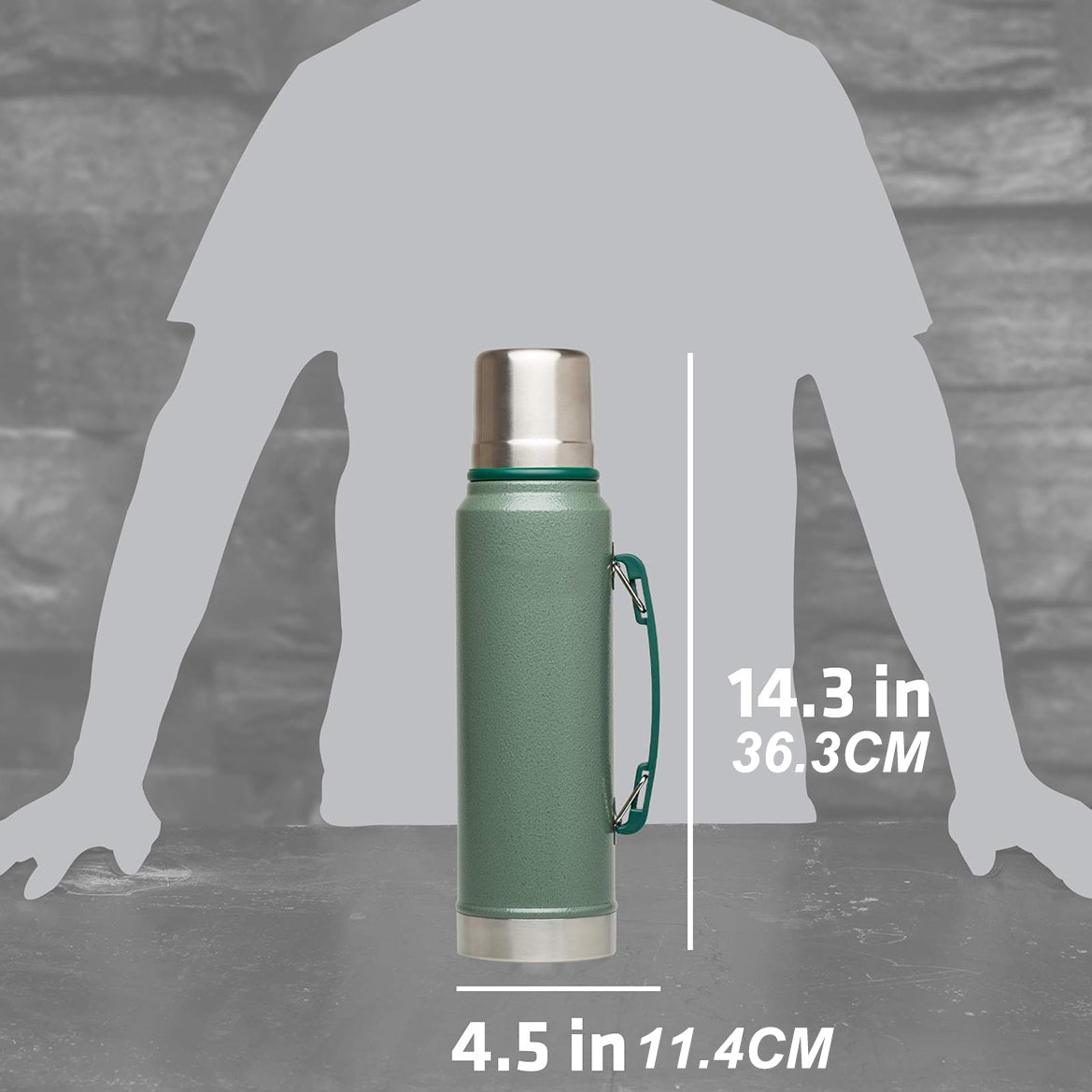 40OZClassic Vacuum Insulated Wide Mouth BottleOutdoor sports camping d –  FUNUS WATER BOTTLE